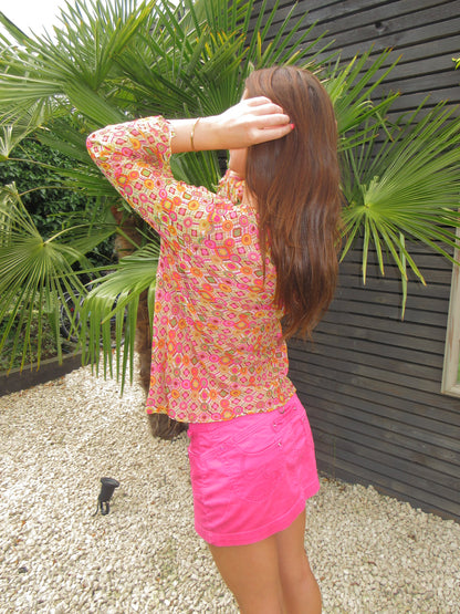 mesh geometric top, M