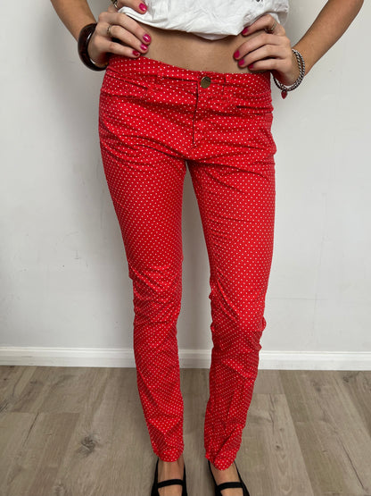 MAX&Co polka dot trousers, S