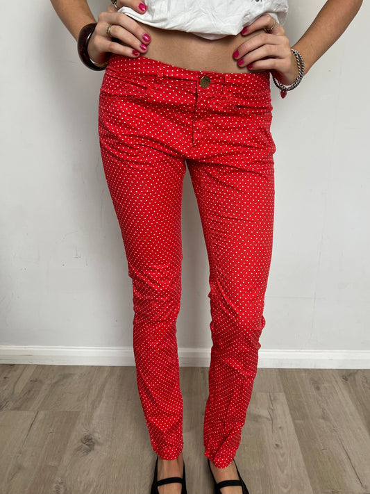 MAX&Co polka dot trousers, S