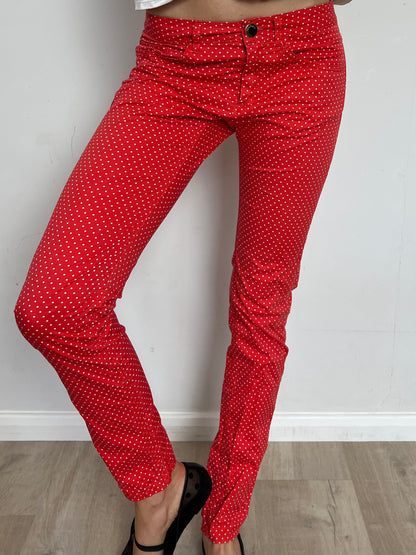 MAX&Co polka dot trousers, S
