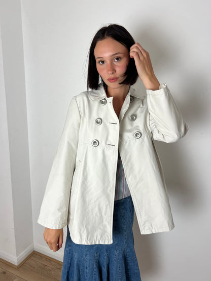 Motivi white peacoat, S/M