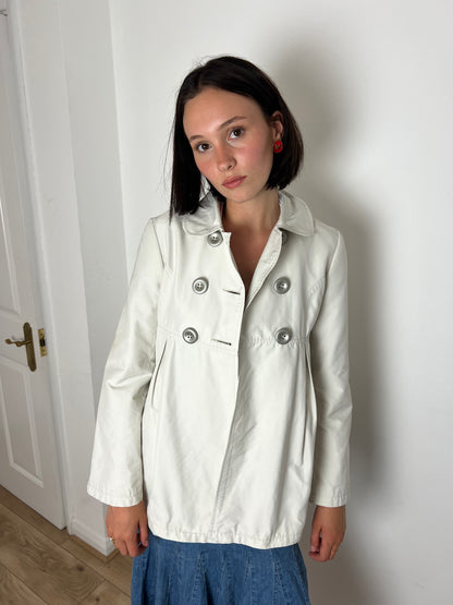 Motivi white peacoat, S/M
