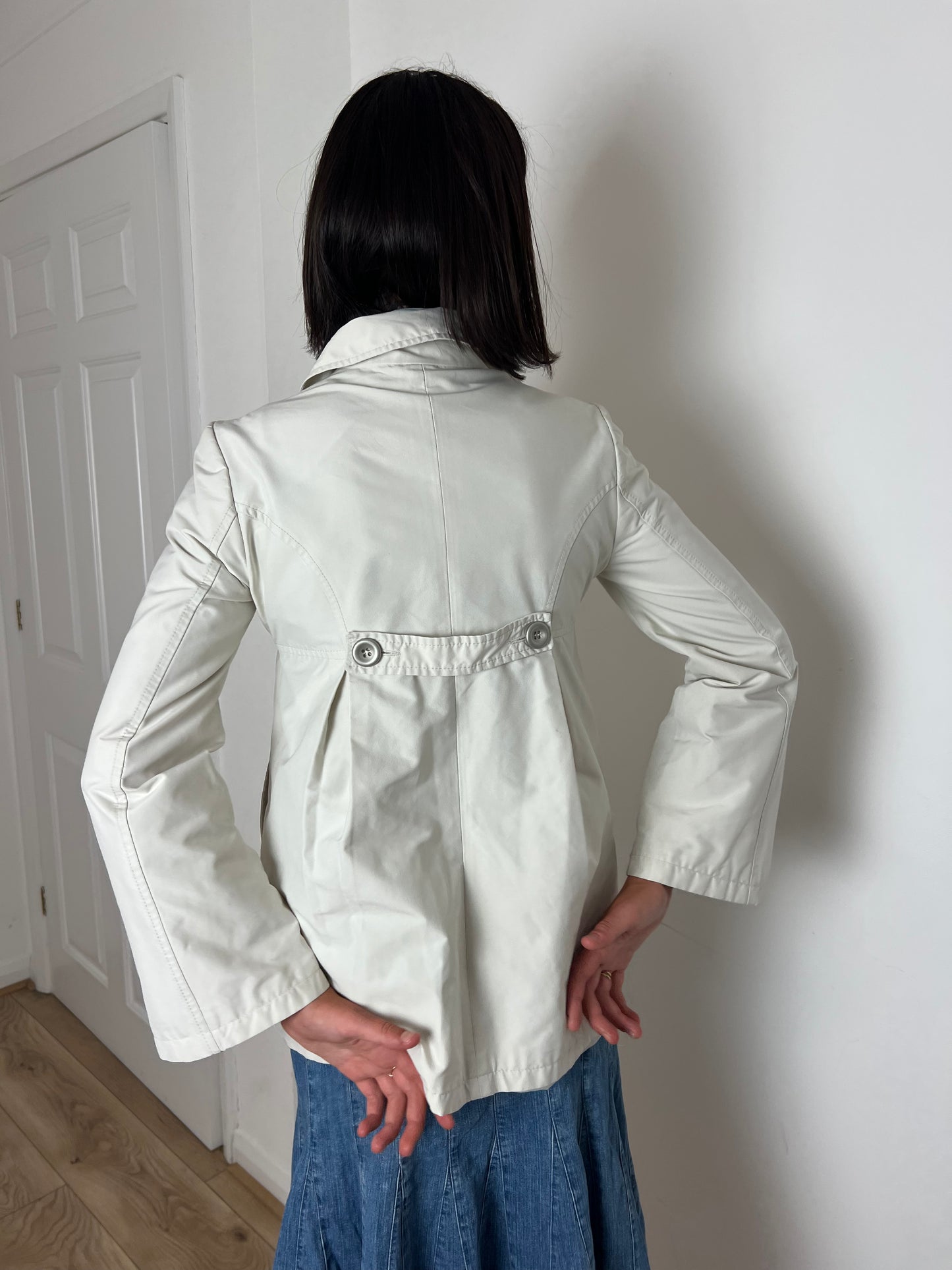 Motivi white peacoat, S/M