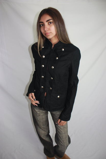 black military jacket, S
