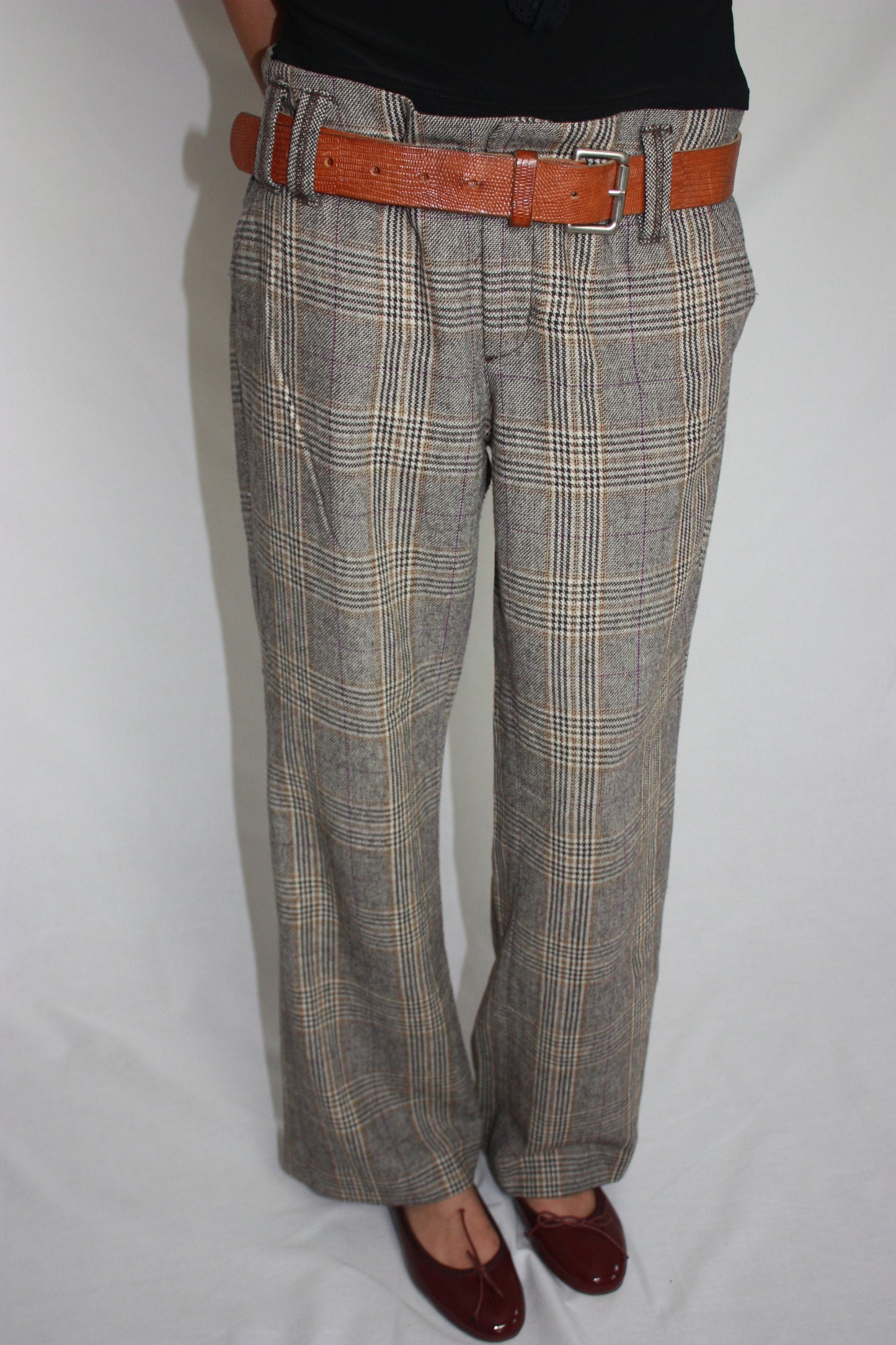 espirit plaid trousers, M/L