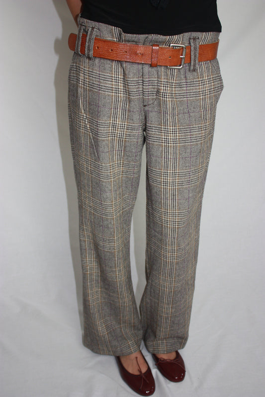 espirit plaid trousers, M/L