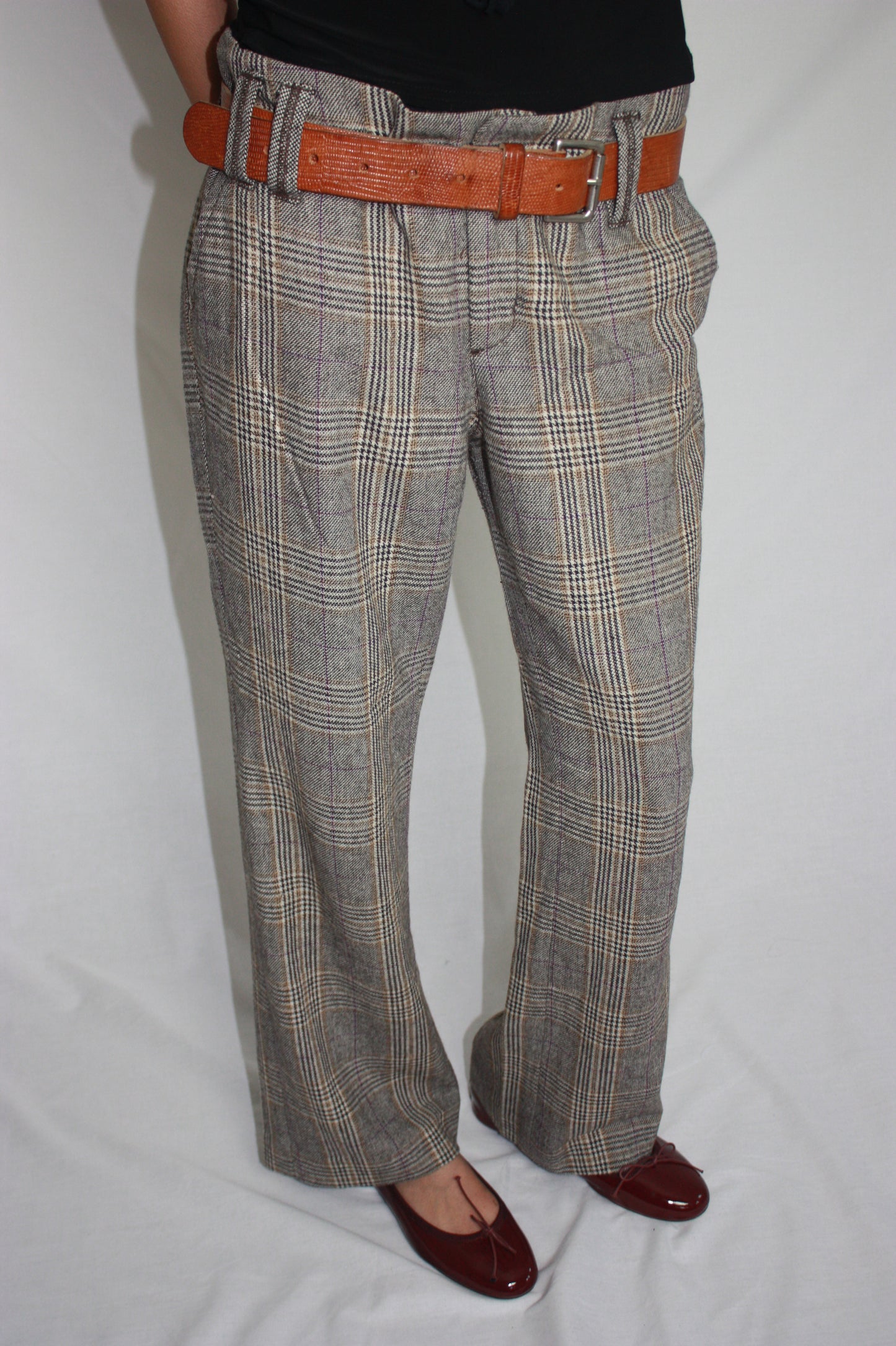 espirit plaid trousers, M/L