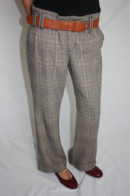 espirit plaid trousers, M/L
