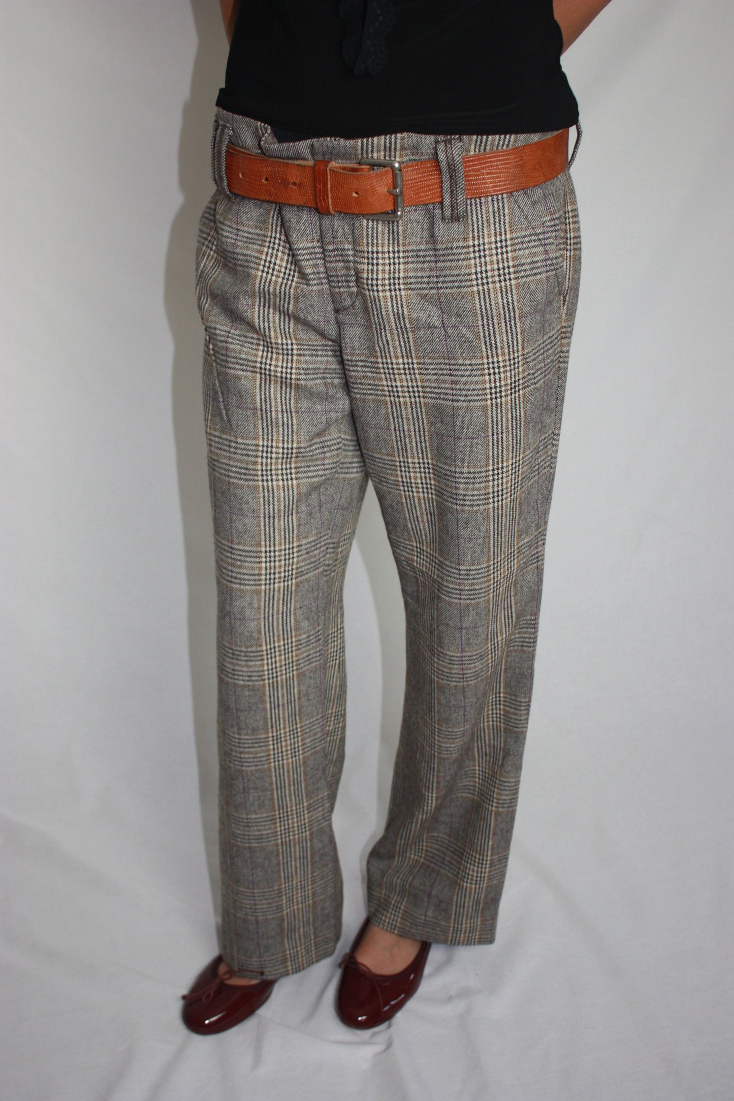 espirit plaid trousers, M/L