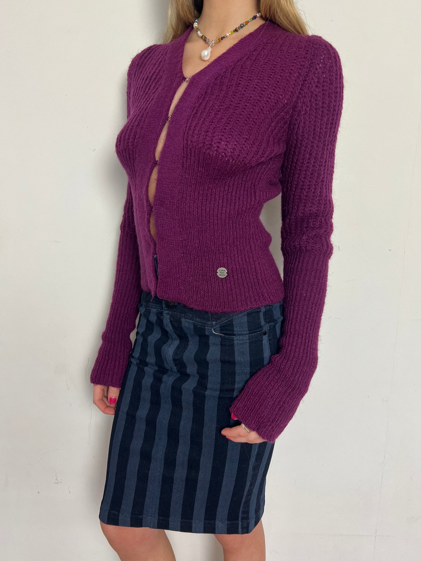 Calvin Klein mohair knit, S