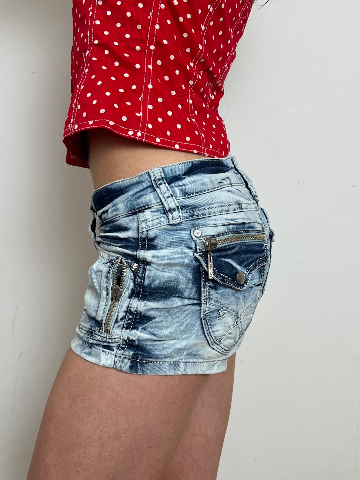 Armani mini shorts, XS/S