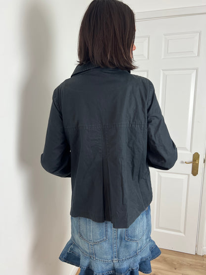 Vintage black peacoat, M