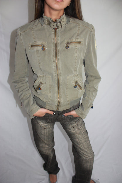 Moncler khaki jacket, M
