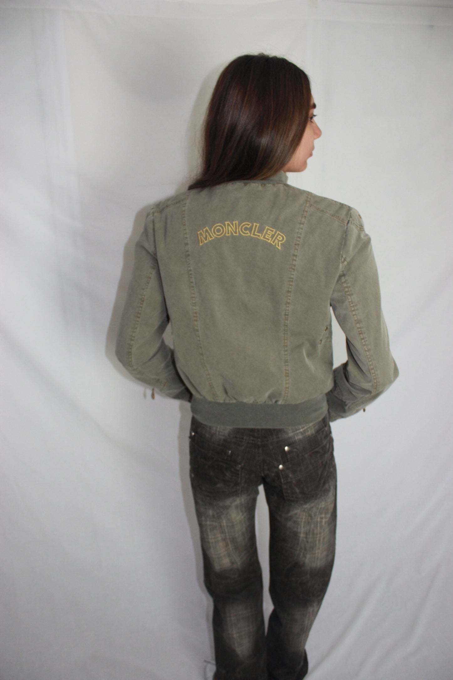 Moncler khaki jacket, M