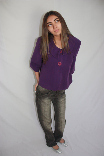 purple peacoat, S
