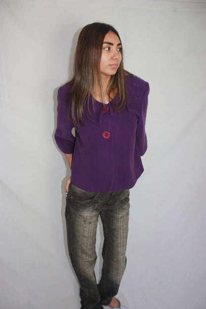 purple peacoat, S