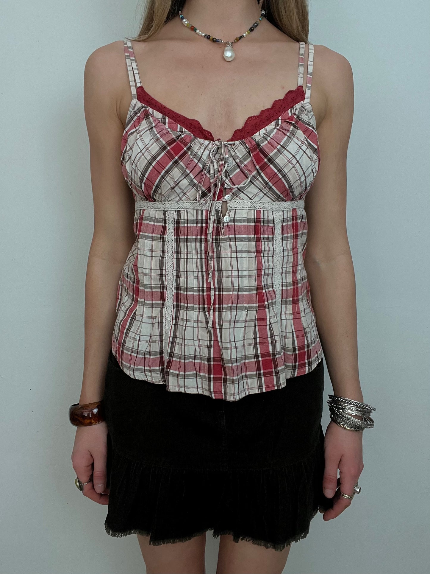 BAY plaid cami, M