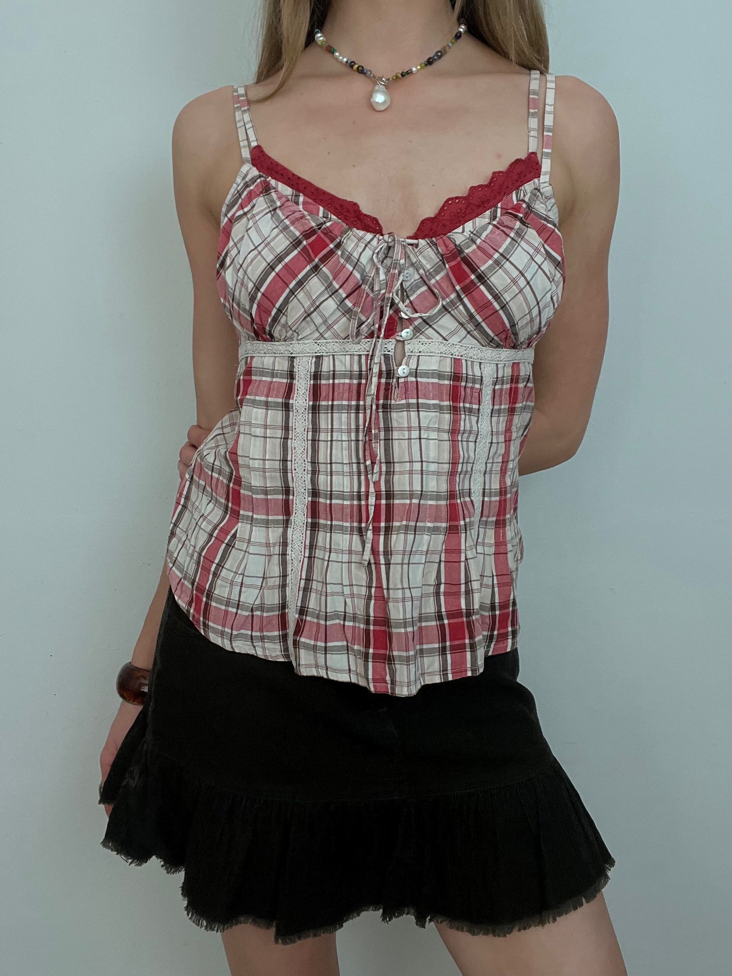 BAY plaid cami, M