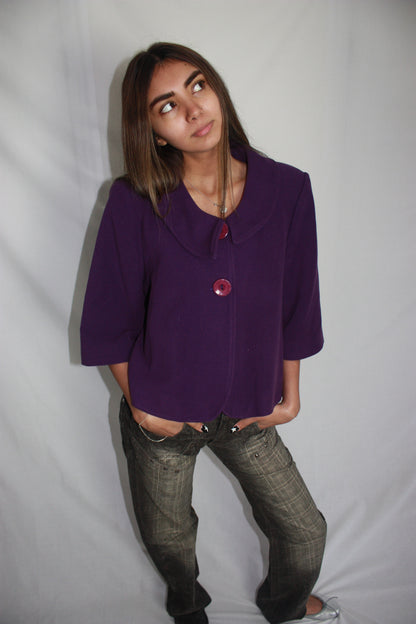 purple peacoat, S