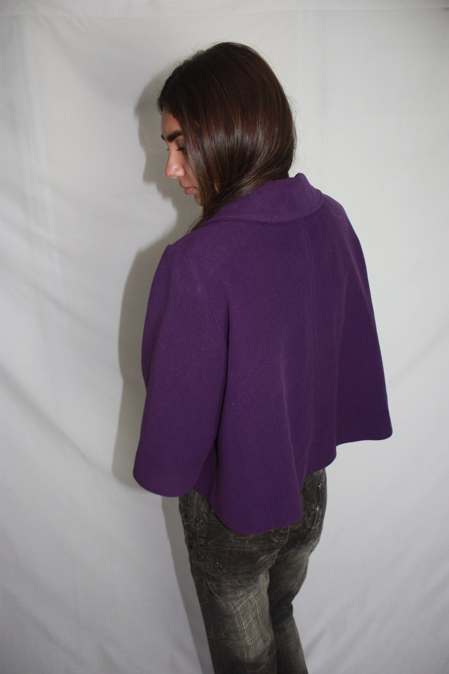 purple peacoat, S