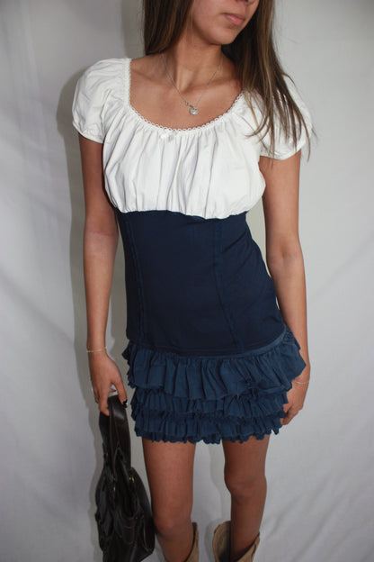 milkmaid blouse, S