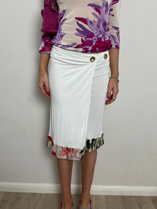 Roberto Cavalli silky skirt, S