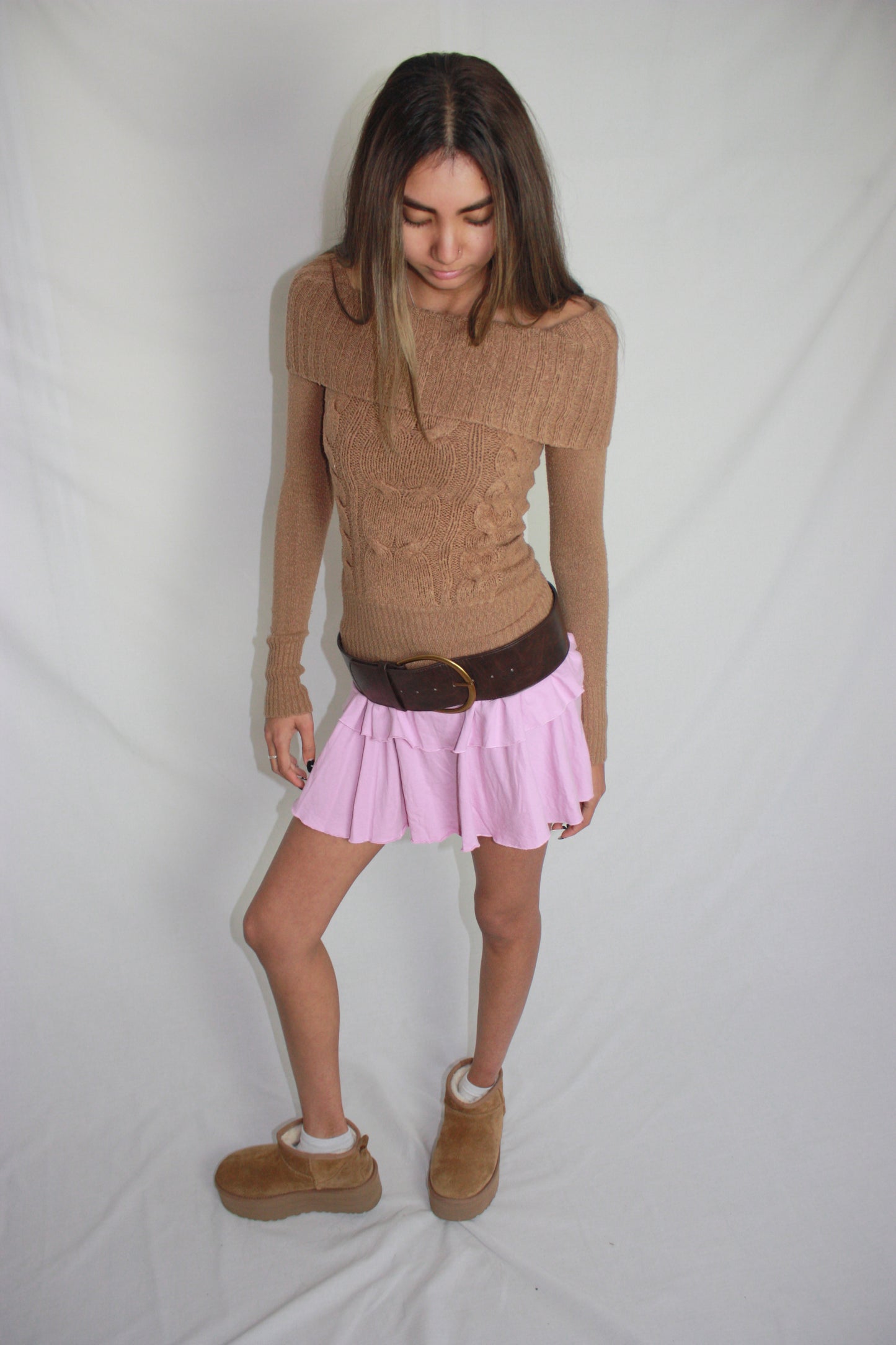 'tally weijl' off the shoulder knit, XS