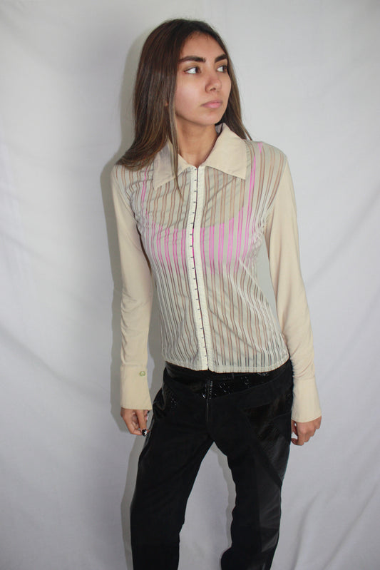 sheer shirt, S/M