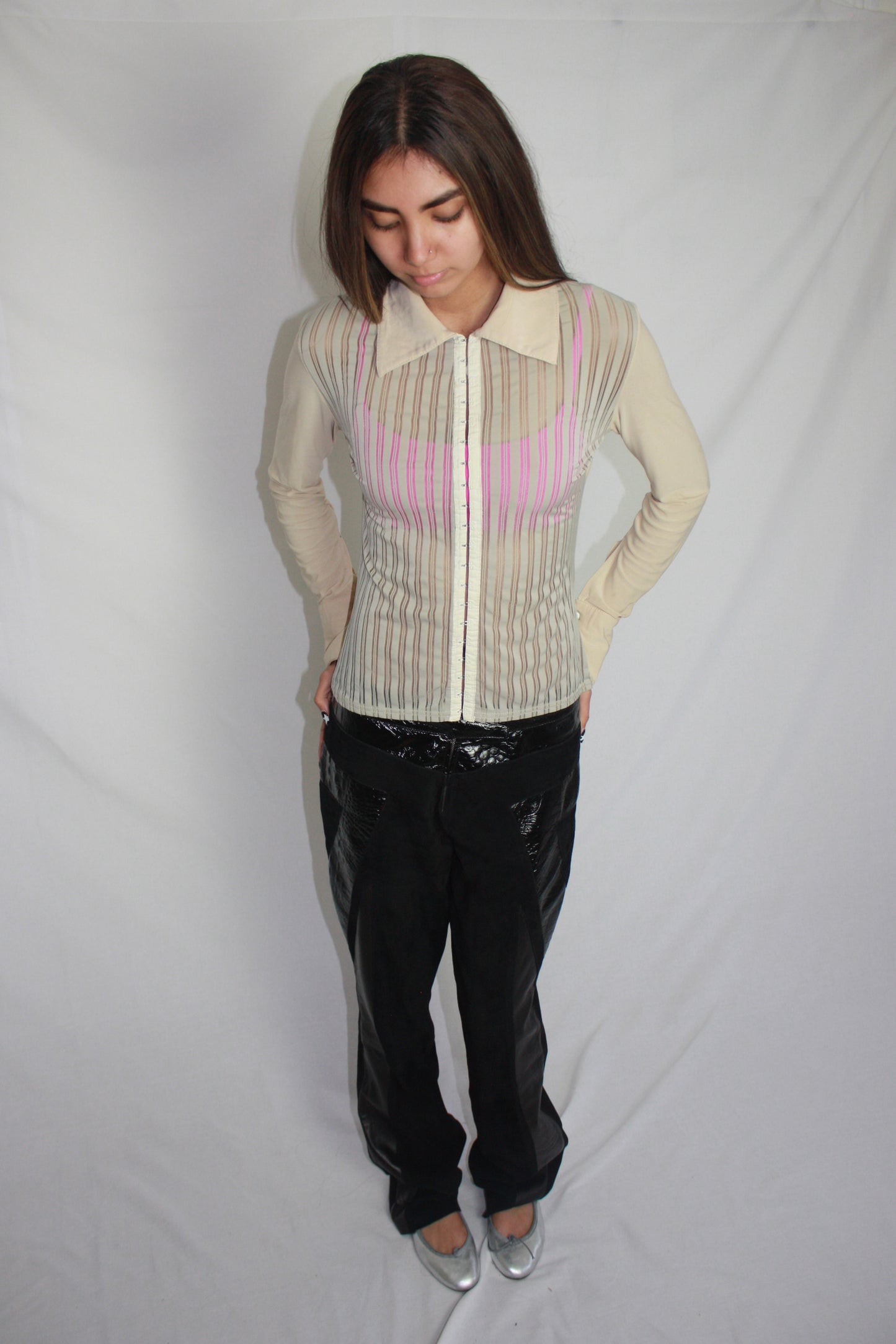 sheer shirt, S/M