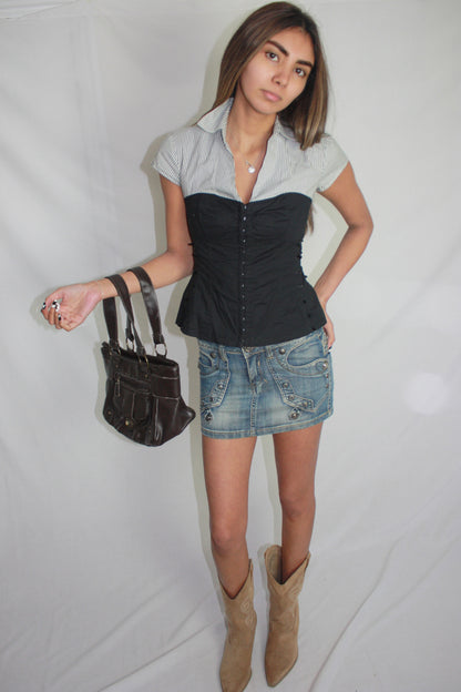 fitted blouse, XS/S