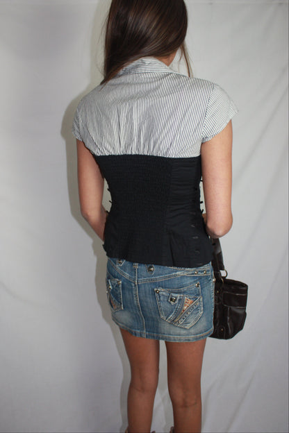 fitted blouse, XS/S
