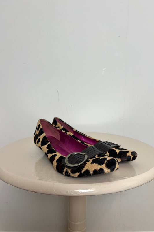 Mexx leopard print pumps with mini heel
