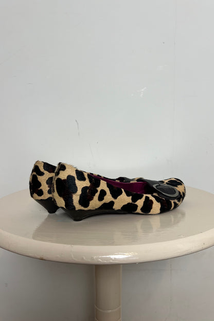 Mexx leopard print pumps with mini heel