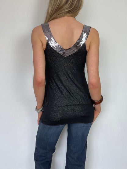 sequin top, S