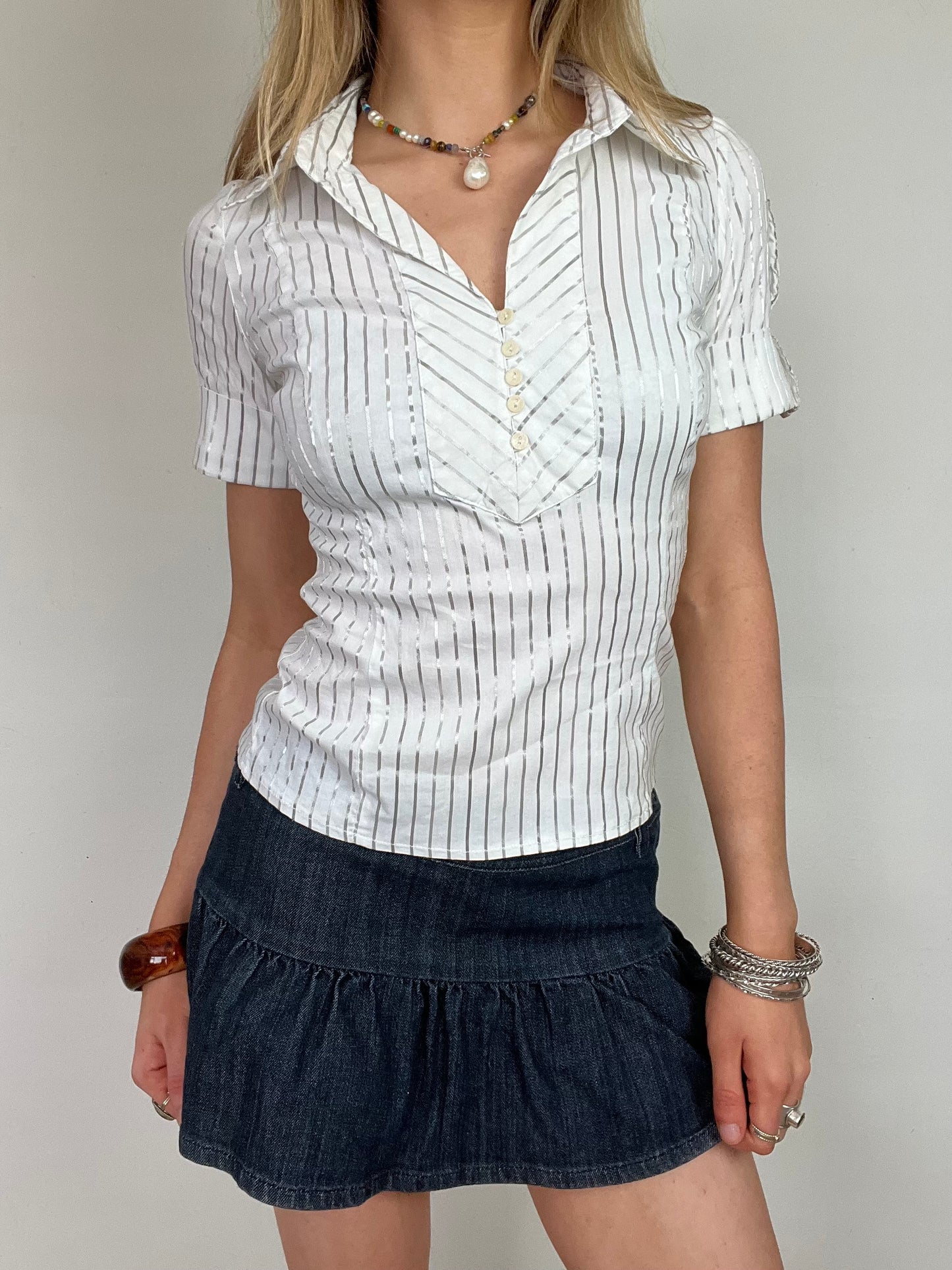 striped blouse, XS