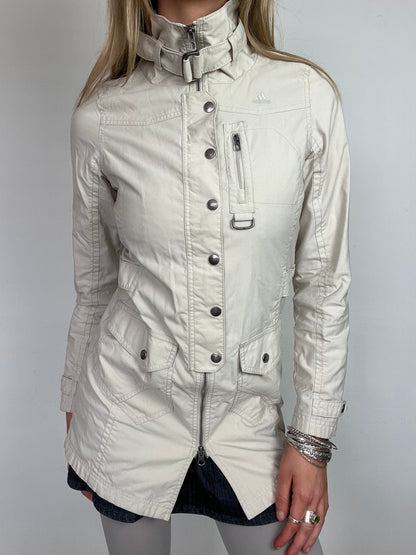 Adidas trench coat, XS