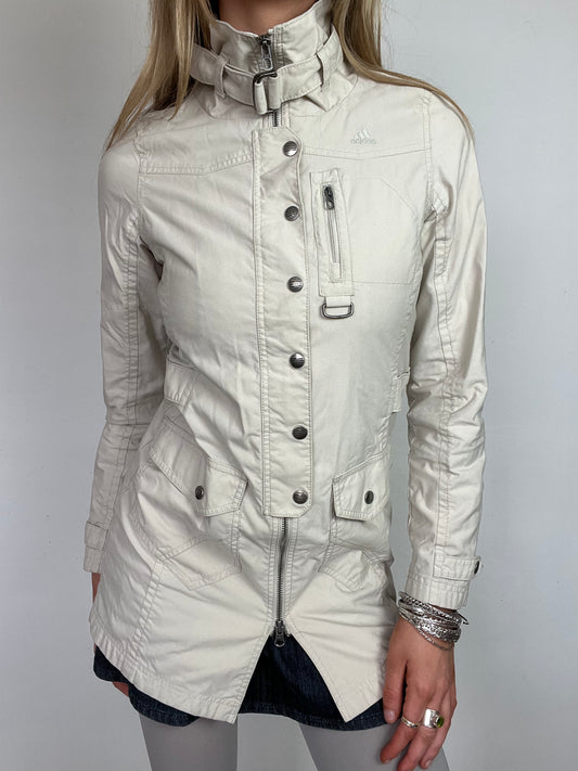 Adidas trench coat, XS
