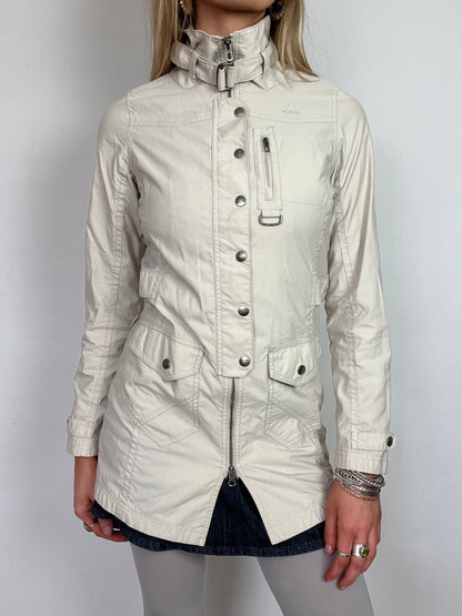 Adidas trench coat, XS