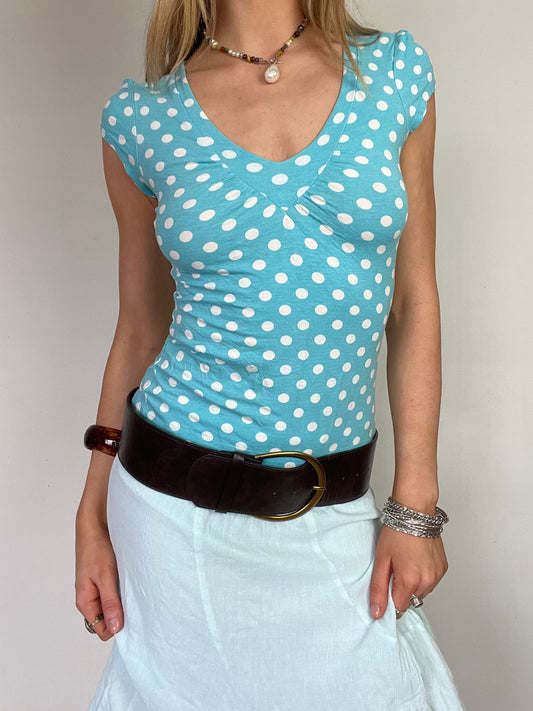 polka dot tee, M