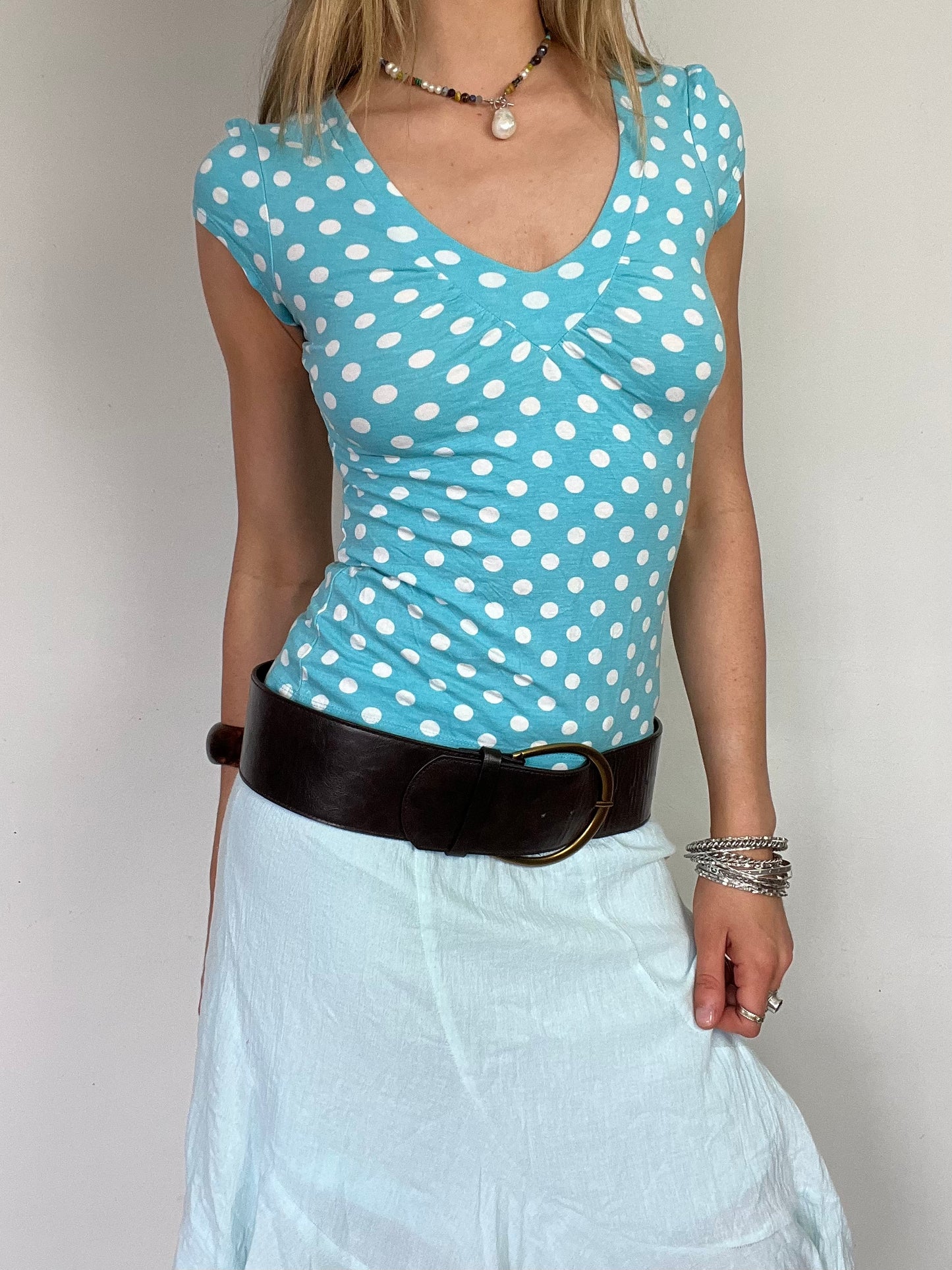 polka dot tee, M