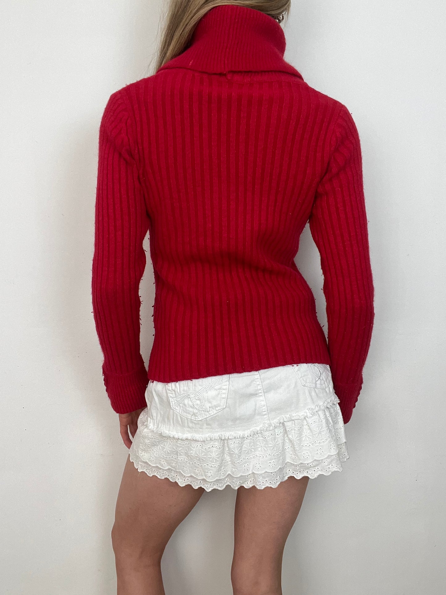 Angora wool knit, S