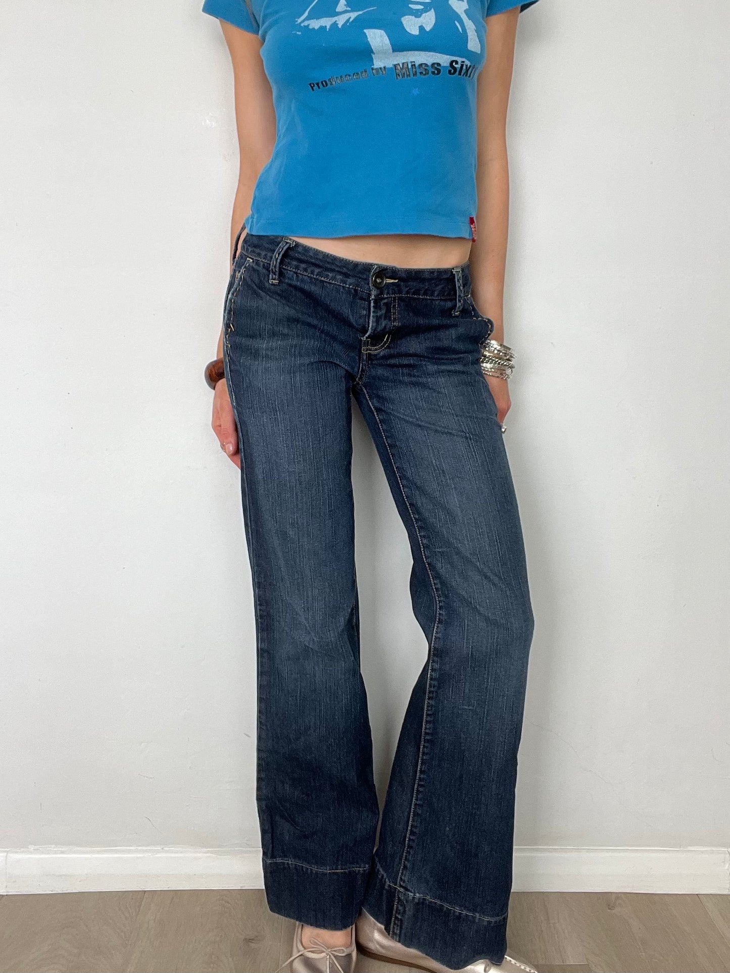 low rise jeans, S