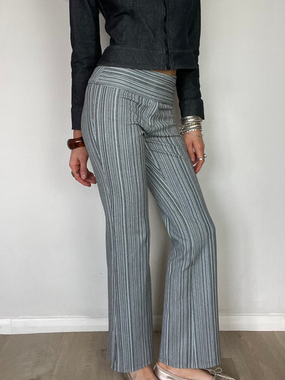 striped trousers, S
