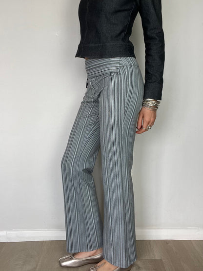 striped trousers, S