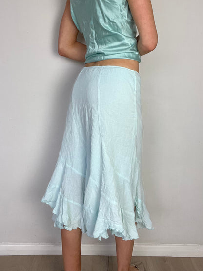 Jane Norman ruffle skirt, S