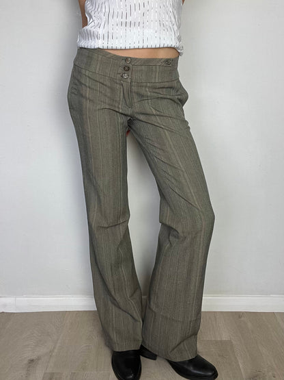 striped suit trousers, S/M