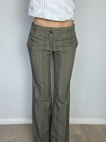 striped suit trousers, S/M