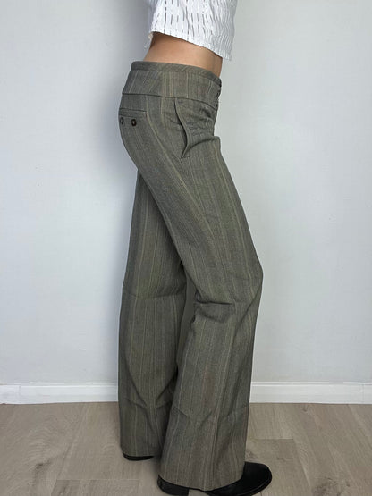 striped suit trousers, S/M