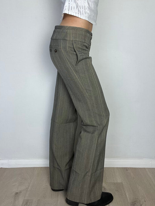 striped suit trousers, S/M