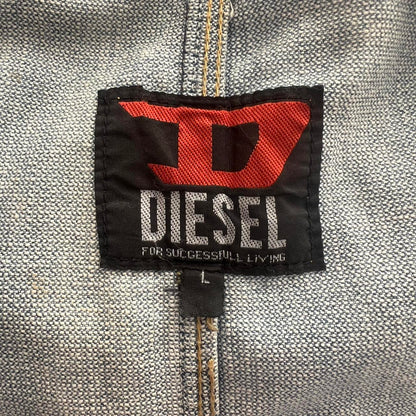 'Diesel' lightwash denim button up blazer